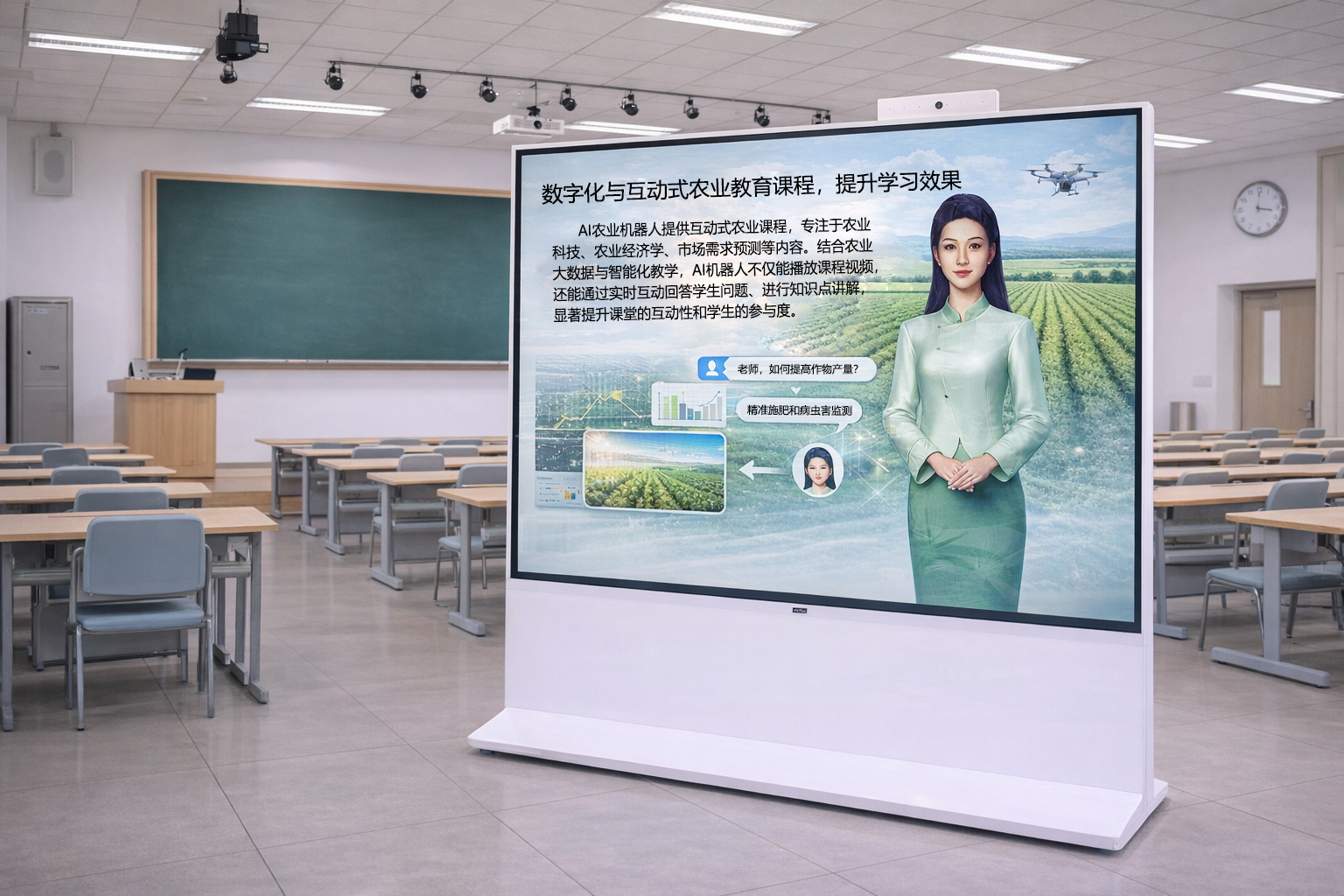 农业 AI 智能教学机器人