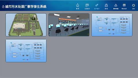 城市污水处理厂教学孪生系统